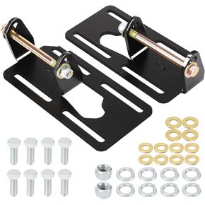 LS Conversion Engine Swap Mounts, Adjustable Swap Motor Mount Bracket Compatible with 1973-1998 Square Body/OBS Chevy GMC Truck 2WD 4WD