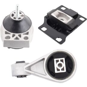 Engine Motor and Transmission Mount Kit Compatible with Focus 2000-2004 2.0L DOHC 3-Piece Set A3003 A2986 A2938