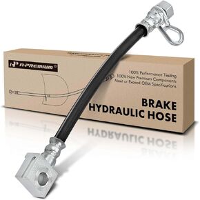 A-Premium Rear Passenger Brake Hydraulic Hose Compatible with Select Dodge Models - Ram 1500 2002 2003 2004 2005 2006 2007 2008 - Replace# 55398220AB, 55398220AC