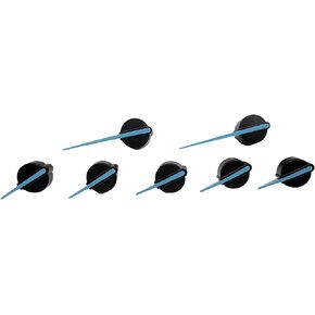 Tanin Auto Electronix Replacement Blue Needle Kit with Black Base for Ford Explorer, F-250, or F-350 2005-2007 Speedometer Gauge (Set of 7 Qty)