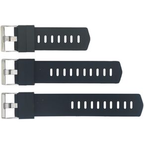 Extender Band for Compatible with Fitbit Sense 1 2, Fitbit Versa 1 2 3 4, Fitbit Charge HR 2 3 4 5 6 Watch Band, Extender Band for Extra Large Size Wrist or Ankle Wear (Black)