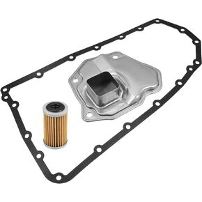 X AUTOHAUX 1 Set Transmission Filter Oil Pan Gasket Kit for Nissan Rogue NV200 Juke for Nissan Juke 2011-2017 31728-1XF02 31726-28X0A 31397-1XF0C Transmission Valve Pan Gasket Oil Strainer