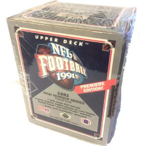 Upper Deck 1991 NFL Football High Number Series Box