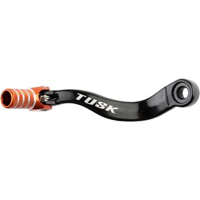 TUSK Folding Shift Lever Stock Black/Orange Tip for KTM 500 EXC-F 2017-2022