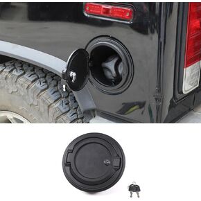 Fuel Door Locking Fit for Hummer H2 2003-2009 Exterior Accessories, Fuel Door Locking Billet Gas Tank Cap Cover