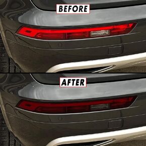 SlickMod PreCut Vinyl Smoke Tint for 2018-2020 Audi Q5 SQ5 Tail Light & Reflector (1. Taillight, 20percent Dark Smoke)