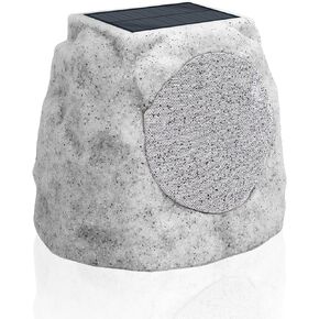 مكبرات صوت روك خارجية مقاومة للماء تعمل بالطاقة الشمسية مع إضاءة متعددة الألوان ووظيفة زوج TWS لاسلكية، بطارية قابلة لإعادة الشحن للحديقة والفناء والحفلات وحمام السباحة والسطح والساحة والمنزل in Kuwait