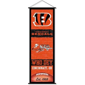 Cincinnati Bengals Banner and Scroll Sign