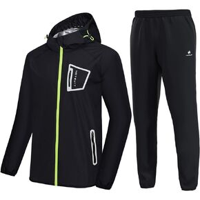 HOTSUIT Sauna Suit Men Non Rip Boxing Sweat Suits Exercise Workout Jacket