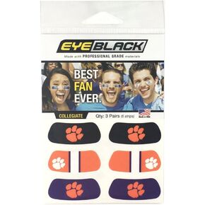 ملصق EyeBlack Clemson University Tigers Under Eye Fan-College