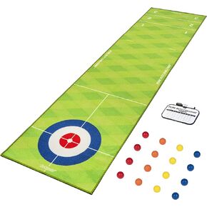 GoSports Pure Putt Challenge Putting Games - Huge 10ft Putting Green Rug with 16 Golf Balls & Scorecard, 2-4 Player Indoor or Outdoor Games for All Skill Levels