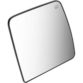 DNA Motoring OEM-MG-0453 963651PA1E OE Style Right Side Heated Upper Mirror Glass Compatible with 12-19 Nissan NV1500/ NV2500 / NV3500