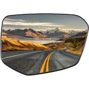 Passenger Side Mirror Replacement for 2016-2021 Honda Civic, 2018-2022 Honda Envix, 2019-2022 Honda Crider Mirrors Glass - Convex Mirror Glass, Right Side Rear View Mirror with Power Heated