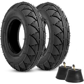 Heavy-Duty 200X50 Tire & Inner Tube Set, 8"x2" Electric Scooter Tire Tubes Replacement Fits for Razor E100, E150, E200, Dune Buggy, Power Core E100, Crazy Cart, PowerRider 360, eSpark, ePunk 2 Sets