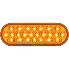 GG Grand General 78230BP Oval Pearl Amber/Amber 24 LED Sealed Park/Turn Light