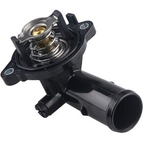 Engine Coolant Thermostat Housing Assembly Compatible with Durango 2011-2015, Jeep Grand Cherokee 2011-2015, Jeep Wrangler 2012-2017, Jeep Wrangler JK 2018 3.6L, Replace 902-852, 5184651AF