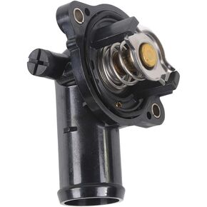 Mplus 5184570AH Coolant Thermostat Housing Fits 11-16 for Chrysler Town & Country / 11-14 for Dodge Avenger / 11-17 for Dodge Grand Caravan / 11-17 for Dodge Journey 2.4L 3.6L