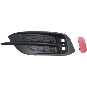 Replacement Passenger side Rear Bumper Reflector and Grille Cover Bezel RH For 2016 2017 2018-2021 HONDA CIVIC SEDAN