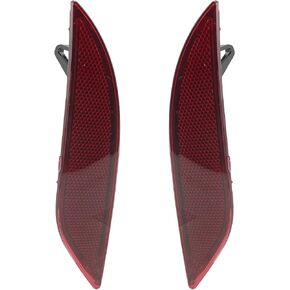 2Pcs Rear Bumper Reflector Driver and Passenger Side for Chevrolet Malibu 2016-2022, 23174489