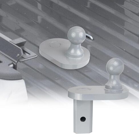 إزاحة 4 بوصات لموسع كرة وصلة المقطورة Gooseneck مقاس 2-5/16 بوصة يناسب فتحة 2-1/2 متوافقة مع B وW GNXA4085، 20000 رطل GTW/ 5000 رطل VTW كرة وصلة مقطورة ثقيلة in Kuwait