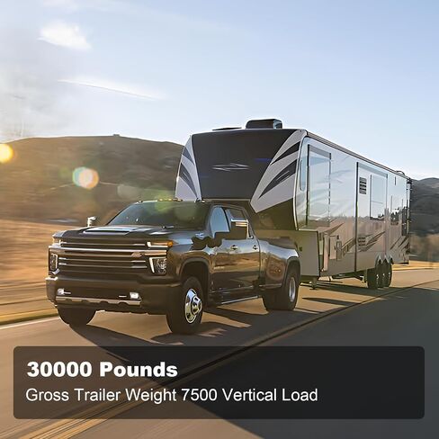 GNXA2061 Puck System Gooseneck Trailer Hitch Ball Kit 30,000 Pounds, Fits F-250, F-350, F-450, Chevrolet Silverado/GMC Sierra 2500, 3500 HD, Nissan Titan XD in Saudi Arabia
