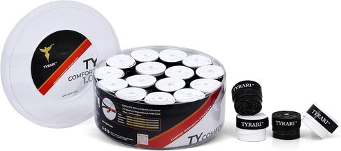 Ty Comfort 1.0 Overgrip 4,12 and 30 Pack - Designed for Comfort, Sweat Absorbing, Tacky, Durable Over Grip for Tennis, Pickleball, Badminton, Paddle, Squash and Other Racket Handles in Saudi Arabia