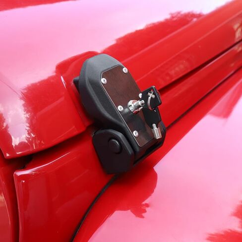 RT-TCZ for Wrangler JK Hood Latches Catch Kit with Key Lock Compatible with Jeep Wrangler JK JKU 2007-2017 Black Exterior Accessories 2pcs in Saudi Arabia