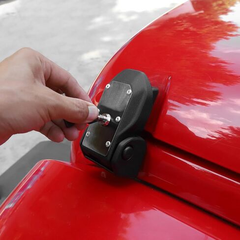 RT-TCZ for Wrangler JK Hood Latches Catch Kit with Key Lock Compatible with Jeep Wrangler JK JKU 2007-2017 Black Exterior Accessories 2pcs in Saudi Arabia