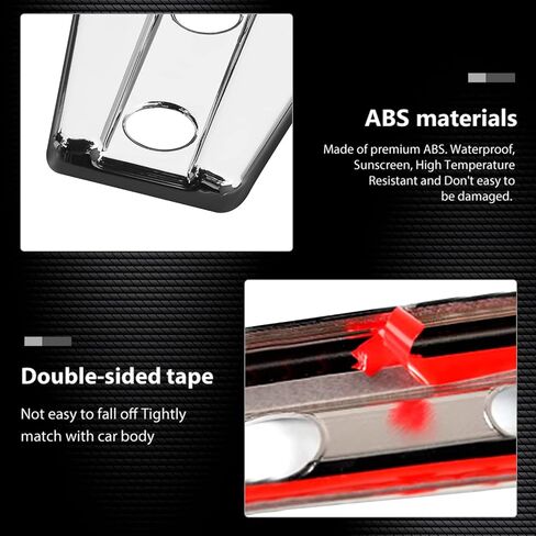 2PCS Hood Hinge Cover Trim Accessories for Jeep Wrangler JK & Unlimited 2007-2018 (Black) in Kuwait