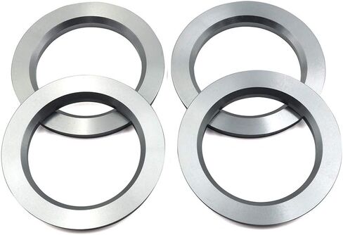 108 to 78.1 Gray Aluminum Hub Centric Rings - Pack of 4 in Saudi Arabia