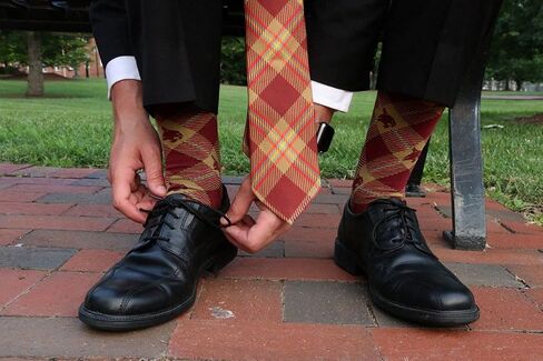 Texas State University Tartan Socks in Saudi Arabia
