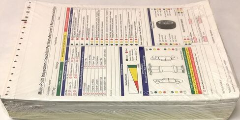 نموذج التفتيش - قائمة مراجعة السيارات - 7291-250 الكمية. (د15) in Saudi Arabia