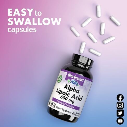 BLUEBONNET NUTRITION ALPHA LIPOIC ACID 600 mg in Saudi Arabia