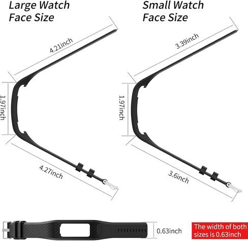 أساور Watbro متوافقة مع Garmin Vivofit 1/ Vivofit2، سوار ساعة بديل ملون من السيليكون الناعم لـ Vivofit 1/ Vivofit 2 لتتبع الأنشطة، للنساء والرجال الصغار والكبيرين in Kuwait