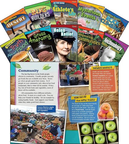 Teacher Created Materials - TIME For Kids Informational Text: Set 1 - 10 Book Set - Grade 4 - Guided Reading Level Q - S in Saudi Arabia