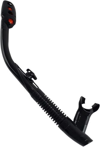 Pro Dry Snorkel - قطعة فم مريحة، صمام تطهير، خرطوم مرن، مشبك Adj، 18 بوصة (46 سم) in Kuwait