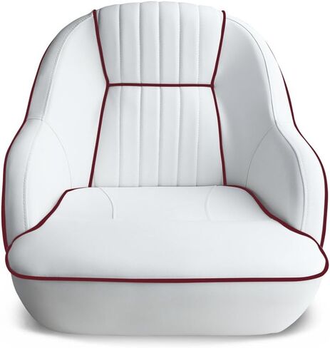 مقعد القارب من شركة Leader Accessories Pontoon Captains Bucket Seat (C - أبيض/أزرق) in Saudi Arabia