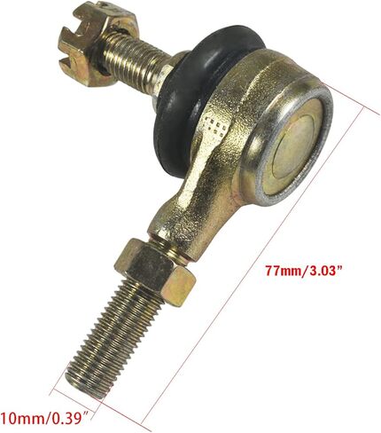 10-10mm Left and Right Hand Tie Rod Ball Joint Replacement for 110cc Kazuma Chinese ATV Dirt Bike Go Kart Moped Scooter in Kuwait