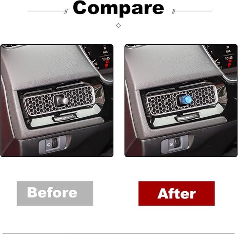 TopDall Audio Volume Engine Press Start AC Climate Knob Ring Cover Decal Compatible for 11th Honda Civic in Saudi Arabia