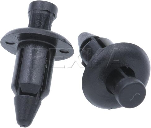 Rexka 25pcs M6 Fender Clip Retainer Bumper Nylon Push Rivet Pins Compatible with Honda Kawasaki Suzuki GSX-R Yamaha YZF R1 R6 in Saudi Arabia