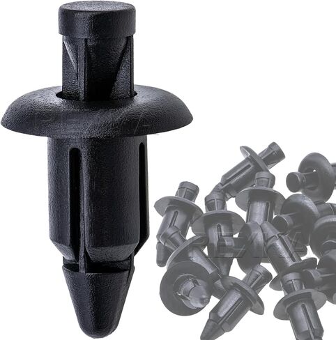Rexka 25pcs M6 Fender Clip Retainer Bumper Nylon Push Rivet Pins Compatible with Honda Kawasaki Suzuki GSX-R Yamaha YZF R1 R6 in Saudi Arabia