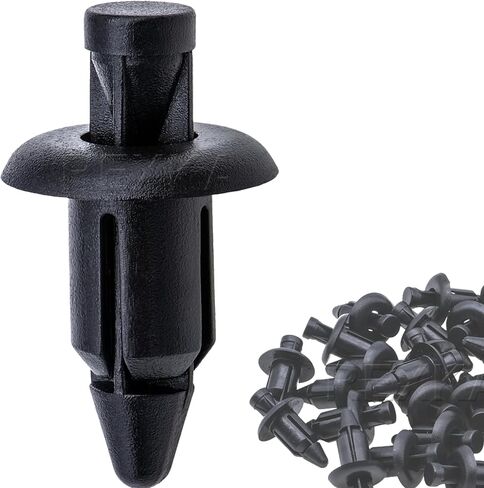 Rexka 25pcs M6 Fender Clip Retainer Bumper Nylon Push Rivet Pins Compatible with Honda Kawasaki Suzuki GSX-R Yamaha YZF R1 R6 in Saudi Arabia