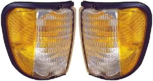 لوحدة تجميع مصابيح Ford Econoline Van لوقوف السيارات/إشارة التحديد 1992-2003 زوج من جانب السائق والراكب | FO2520122 | FO2521122 | F2UZ 13201 أ in Kuwait