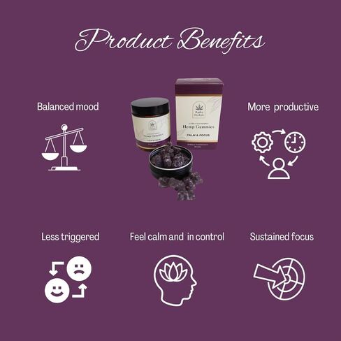 Hemp Gummies Calm & Focus in Saudi Arabia