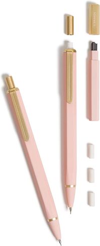 U Brands Midnight Cambria Mechanical Pencil, Office Supplies, Soft Touch Barrel, Medium Point, 0.7mm, 2 Count in Saudi Arabia