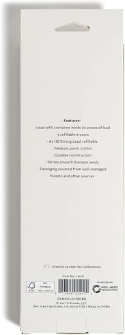 U Brands Midnight Cambria Mechanical Pencil, Office Supplies, Soft Touch Barrel, Medium Point, 0.7mm, 2 Count in Saudi Arabia