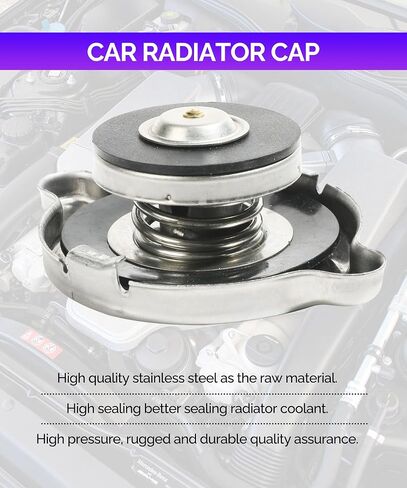 Radiator Cover,Radiator Cap,Car Accessories 18 PSI Radiator Cap Cover Assembly,Radiator Cap Replacement,Engine Coolant Reservoir Cap for Lasting Sealing of Car Engine Radiator Coolant in Saudi Arabia