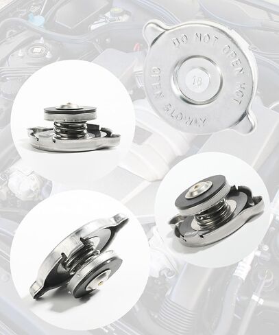Radiator Cover,Radiator Cap,Car Accessories 18 PSI Radiator Cap Cover Assembly,Radiator Cap Replacement,Engine Coolant Reservoir Cap for Lasting Sealing of Car Engine Radiator Coolant in Saudi Arabia