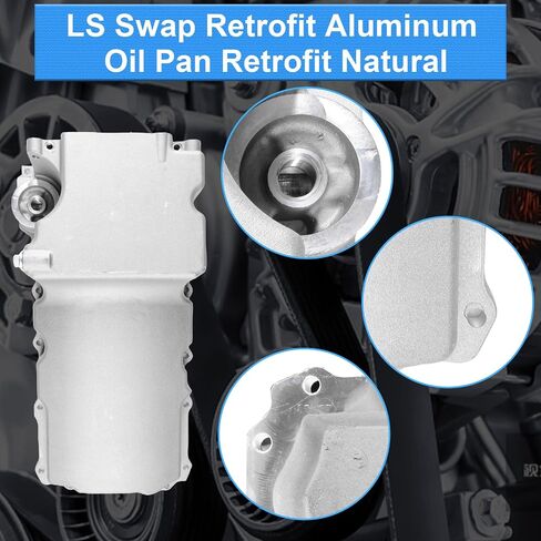 302-1 LS طقم مقلاة الزيت لشاحنة السيارة الكلاسيكية 1955-1987 GM العضلات LS1 LS2 LS3 LS6 LSX 4.8 5.3 5.7 6.0 6.2L محركات الألومنيوم LS مبادلة طقم وعاء الزيت التحديثي in Kuwait