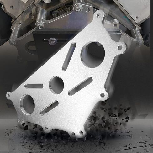لوحة محول حامل آمن للمحرك متوافقة مع Chevy LS1 Duramax BBC SBC LS دعم عالي التحمل (أسود) in Kuwait